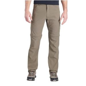 Kuhl Pants Men Size 40 Renegade Convertible Stealth‎ Zip Hiking Shorts Zip Cuff